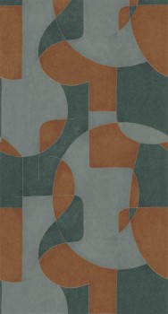 Geometrisches Puzzel Vliestapete mehrfarbig Casadeco - Gallery GLRY86097503
