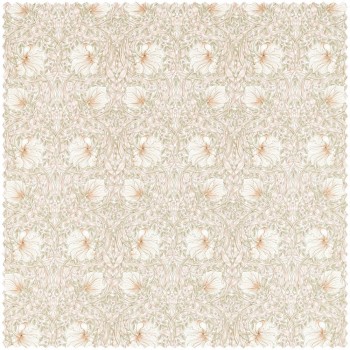 Dekostoff umrandete Tulpen beige MSIM226900