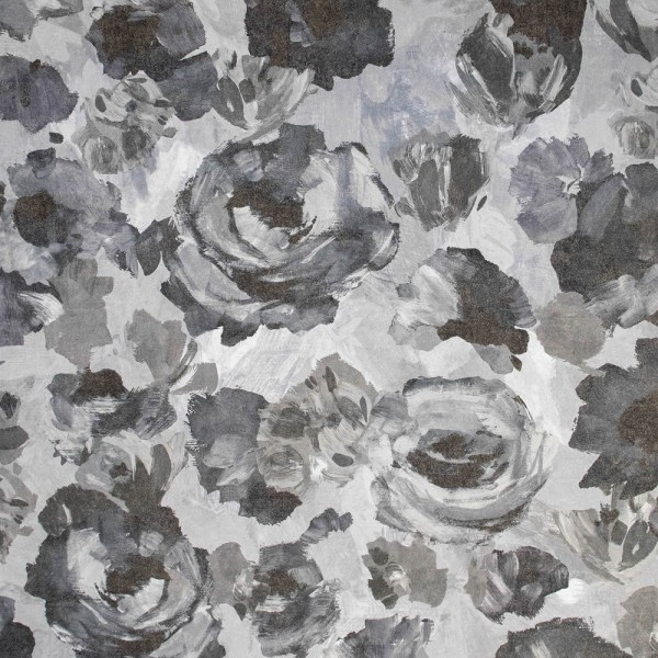 Gold Shiny Peonies Gray Wallpaper Julie Feels Home Hohenberger 26903-HTM