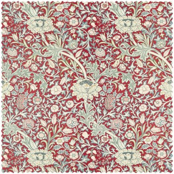Dekostoff geschlungene Tulpen rot MEWF227024