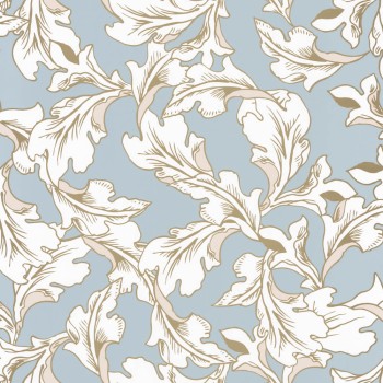 Blätter Vliestapete beige und grau Caselio - Dream Garden DGN102286207