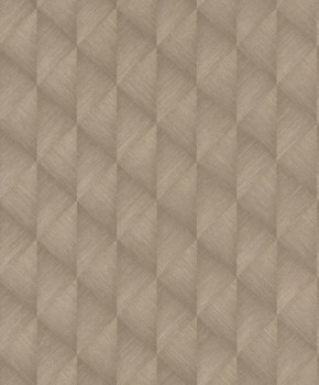 diamond pattern vinyl wallpaper gray taupe Tropical House Rasch 687934