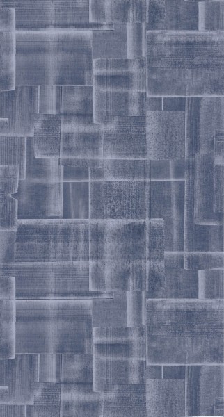 Stoffoptik Vliestapete blau Casadeco - Ginkgo Texdecor GINK86236525