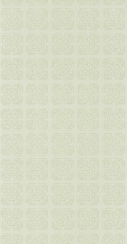 Mosaik Vliestapete gaugrün Casadeco - Botanica Texdecor BOTA85937204