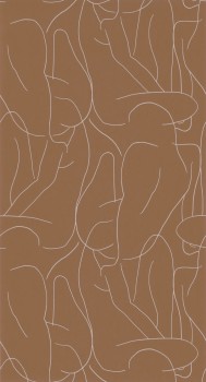 Feine Linien Braun Vliestapete Casadeco - Gallery Texdecor GLRY86108307