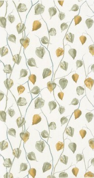 Lantern Like Berries White Wallpaper Casadeco - Ginkgo Texdecor GINK86217107