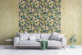 Art Grün und bunt Vliestapete Crafted Hohenberger 26800