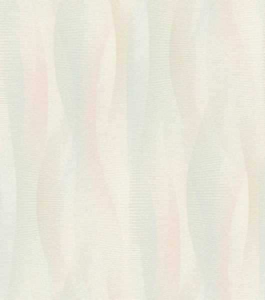 green and dusky pink waves beige non-woven wallpaper Rasch wallpaper change 2 651522