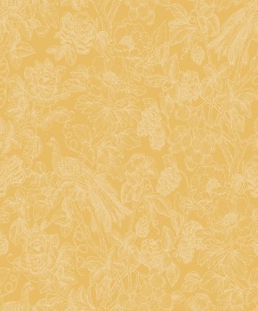 Tapete Blumen gelb Delicacy 85362264