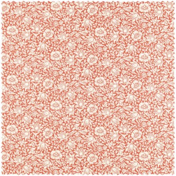 Dekostoff Hibiscusblüten rot MSIM226920