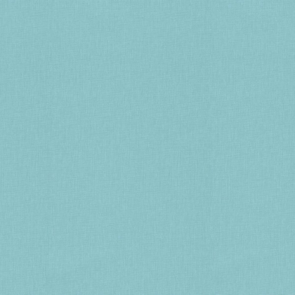 Musterstück Türkis-Blau Vliestapete Uni