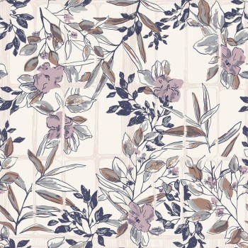 Fliesenoptik Vliestapete violett Texdecor JDSP85235174