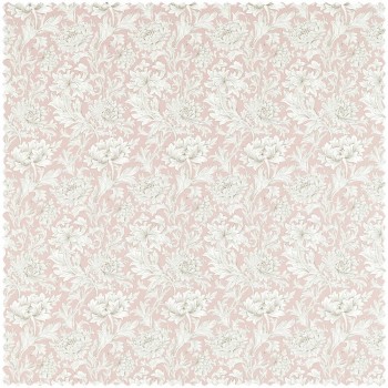 Dekostoff Blumenranken rosa MSIM226910
