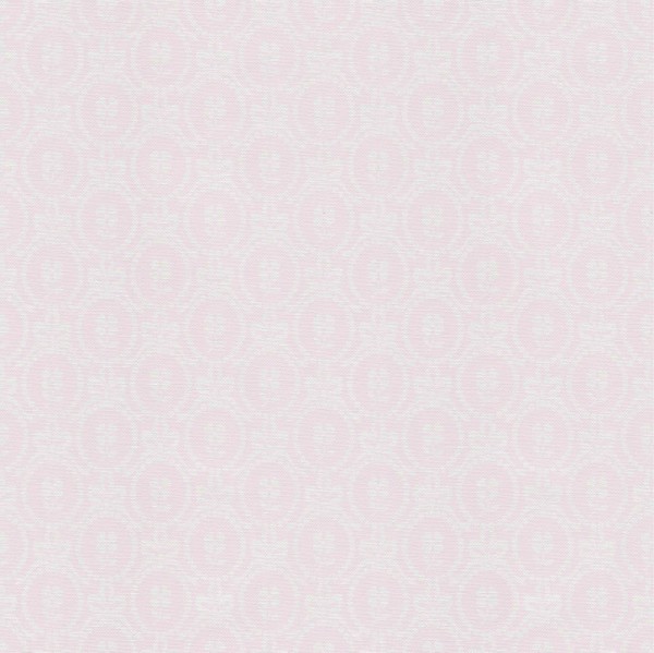Musterstück Vliestapete Ornament Rosa Silber