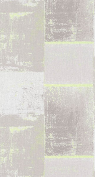 Musterwand Vliestapete grau grün neon Casadeco - Gallery GLRY86172426