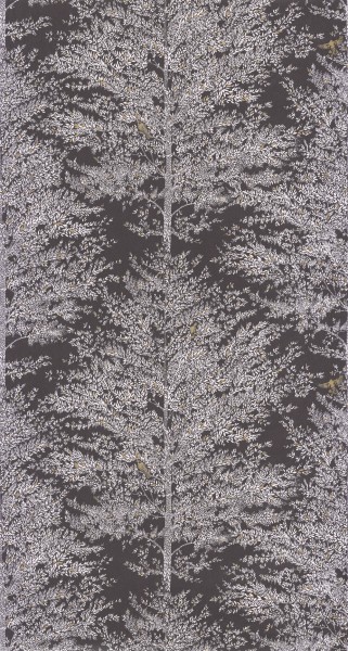 Graue Tapete Bäume im Wald Caselio - La Foret Texdecor FRT102979037